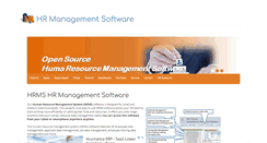 Desktop Screenshot of hrmanagersoftware.com